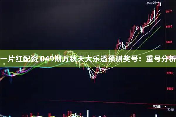 一片红配资 049期万秋天大乐透预测奖号：重号分析